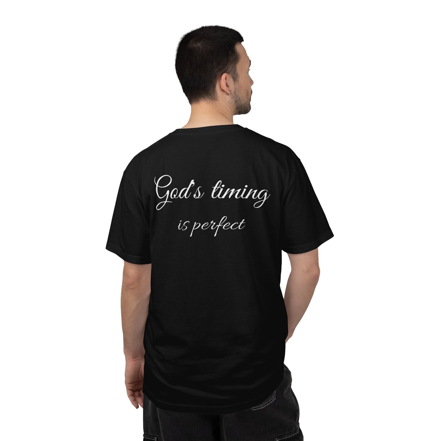 Christian T-Shirt "God's Timing Is Perfect" — Faith Inspirational Tee