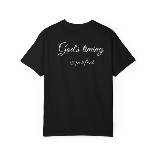 Christian T-Shirt "God's Timing Is Perfect" — Faith Inspirational Tee